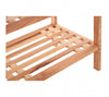 Shoe Rack- Walnut Wood - Two Tier- Stackable