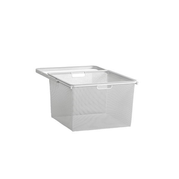 45cm Gliding White Mesh Drawer Bundle-Depth 449mm