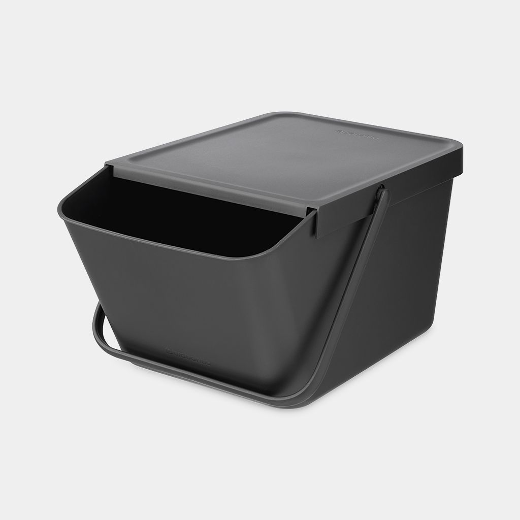 Sort & Go Stackable Waste Bins 20L The Organised Store