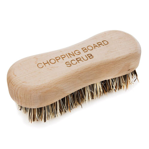 Living Nostalgia Bamboo Dish Scrubbing Brush with Round Handle