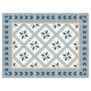 Blue and Grey Pattern Mat