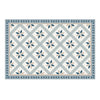 Blue and Grey Pattern Mat