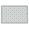 Blue and Grey Pattern Mat