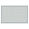 Blue and Grey Pattern Mat
