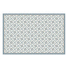 Blue and Grey Pattern Mat