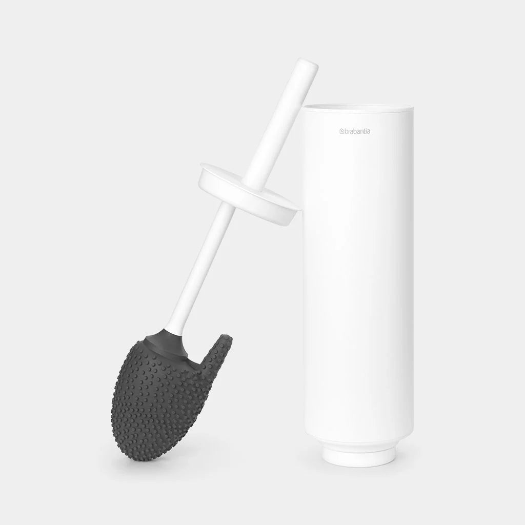 MindSet Toilet Brush & Holder- Fresh White