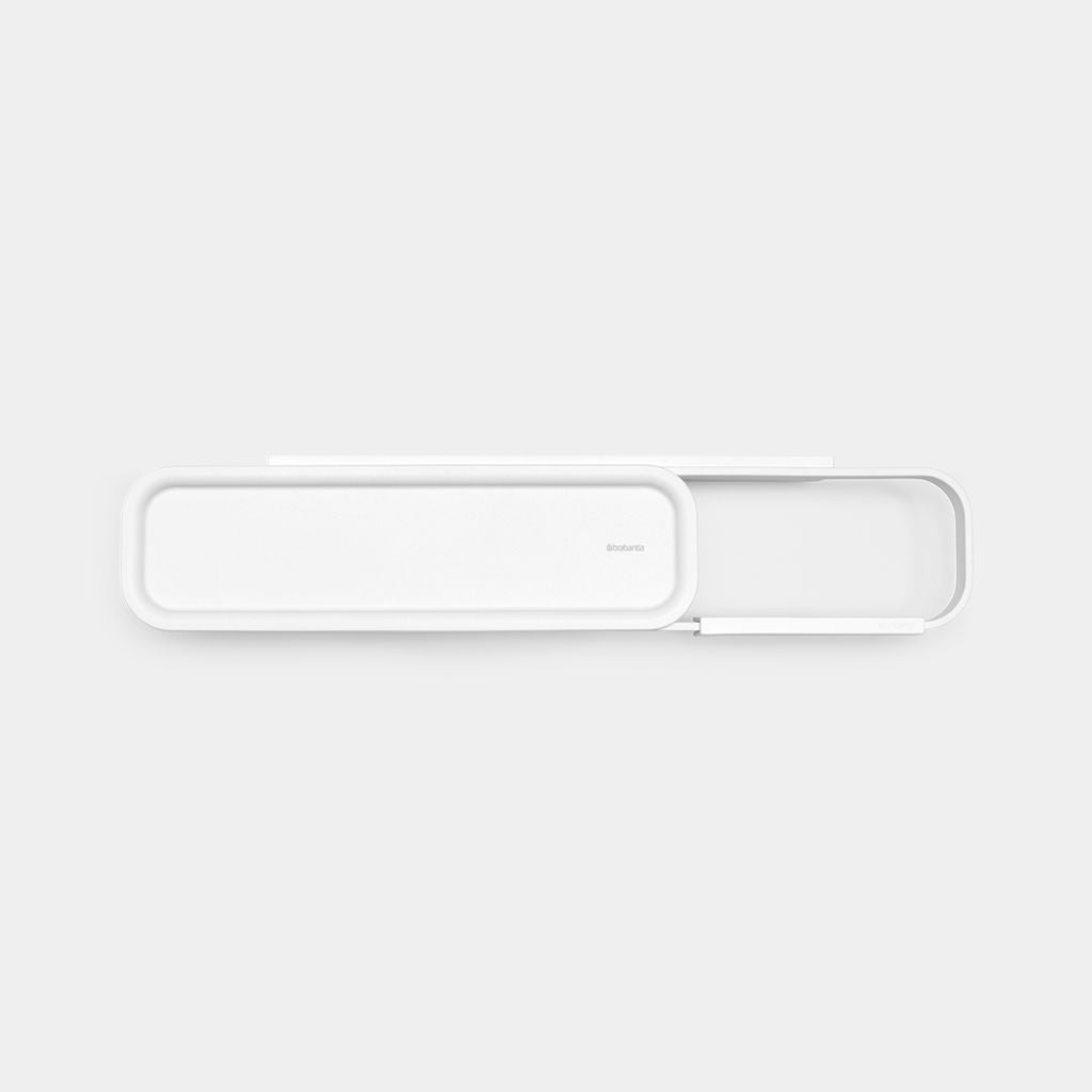 MindSet Toilet Rool Holder with Shelf-Fresh White - The Organised Store