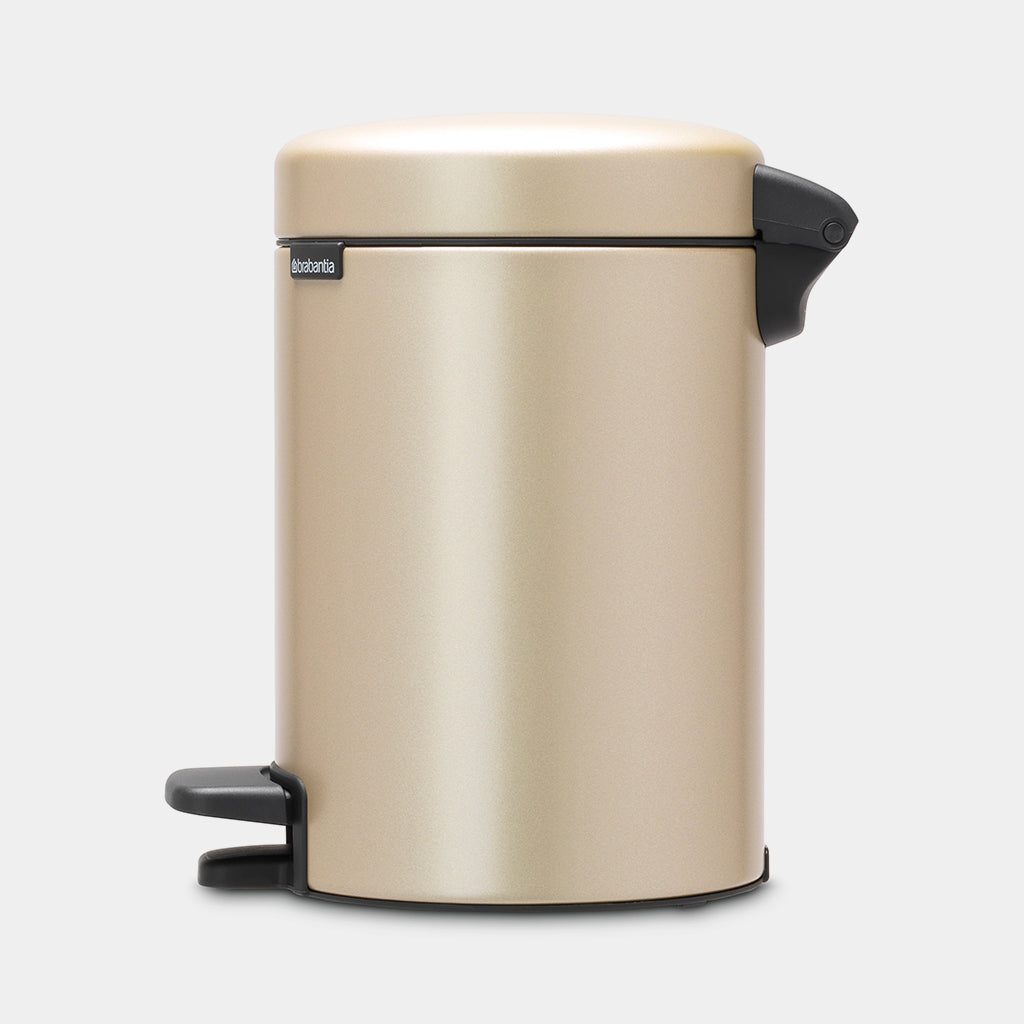 Pedal Bin Newlicon- Metallic Gold 3L & 5L