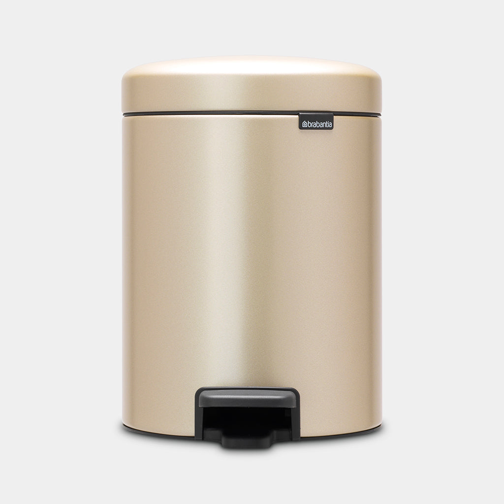 Pedal Bin Newlicon- Metallic Gold 3L & 5L