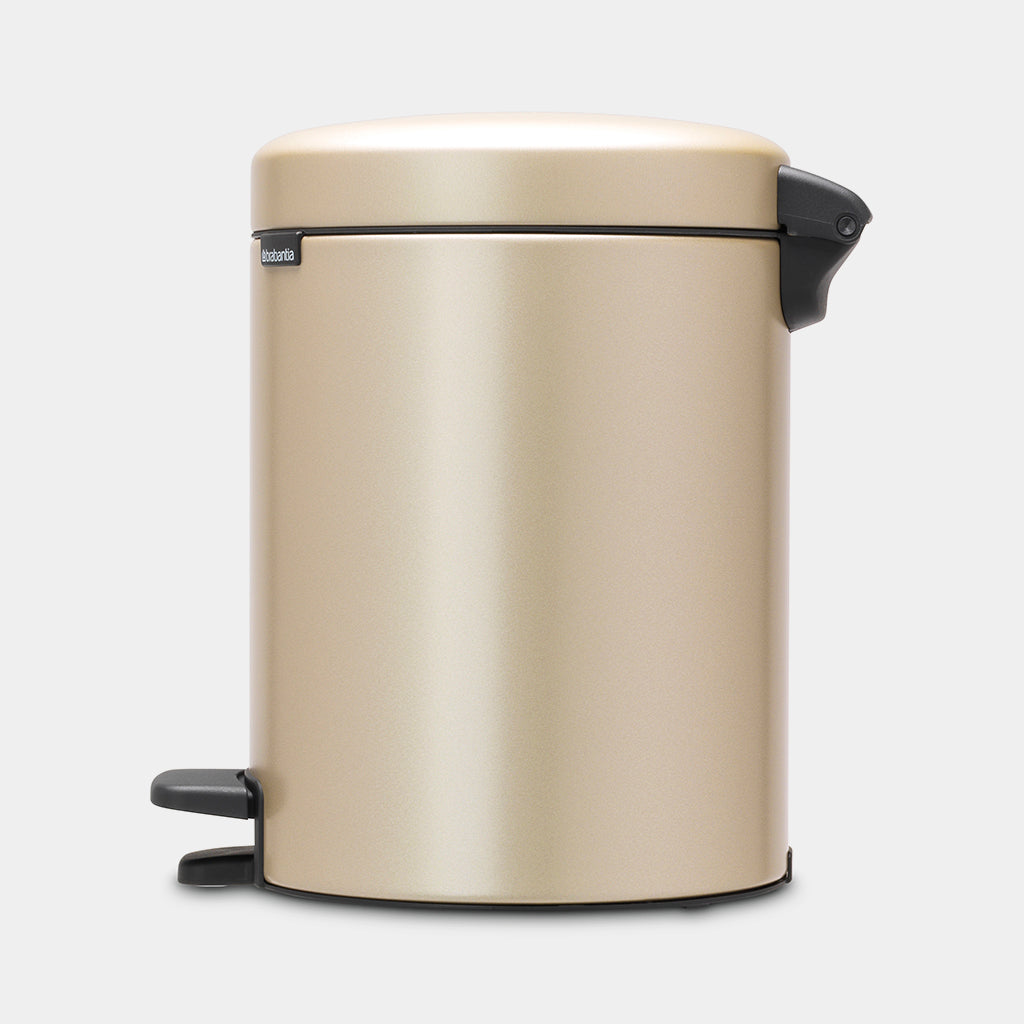 Pedal Bin Newlicon- Metallic Gold 3L & 5L