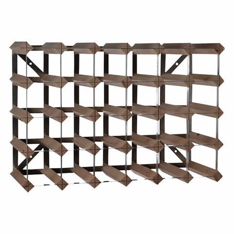 Wall Mounted Stainless Steel 4 Bottle Wine Rack