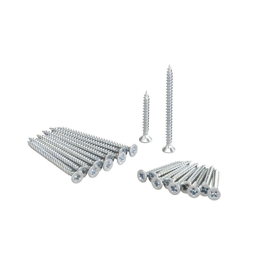 Solid shelf bracket screws set