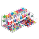 Cosmetic Organizer with 2 Drawers & 4 Departments - The Organised Store
