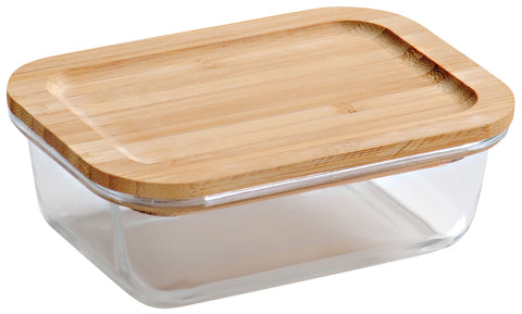 MasterClass Airtight Glass Food Storage Jar with Brass Lid
