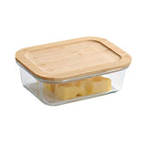 Storage Glass Container with Bamboo Lid - Various Sizes