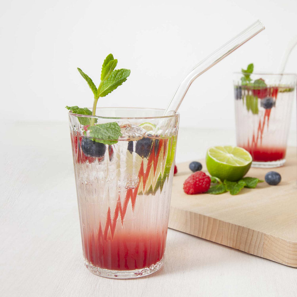 BarBaydos Glass Drinking Straws