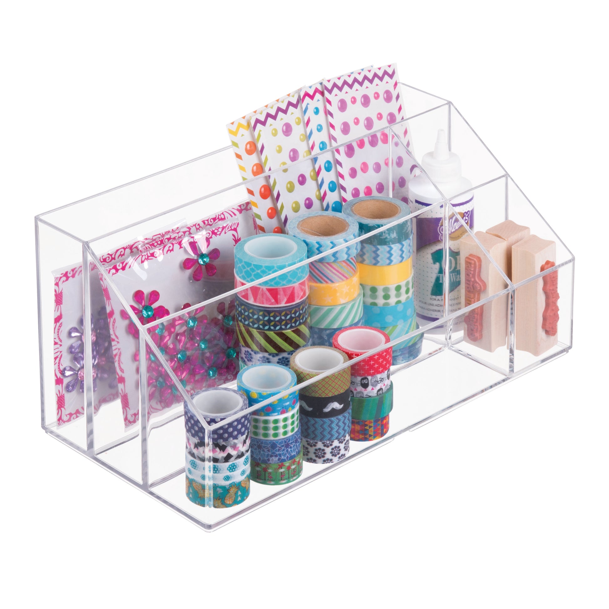 Cosmetic Organizer with 5 Departments - The Organised Store