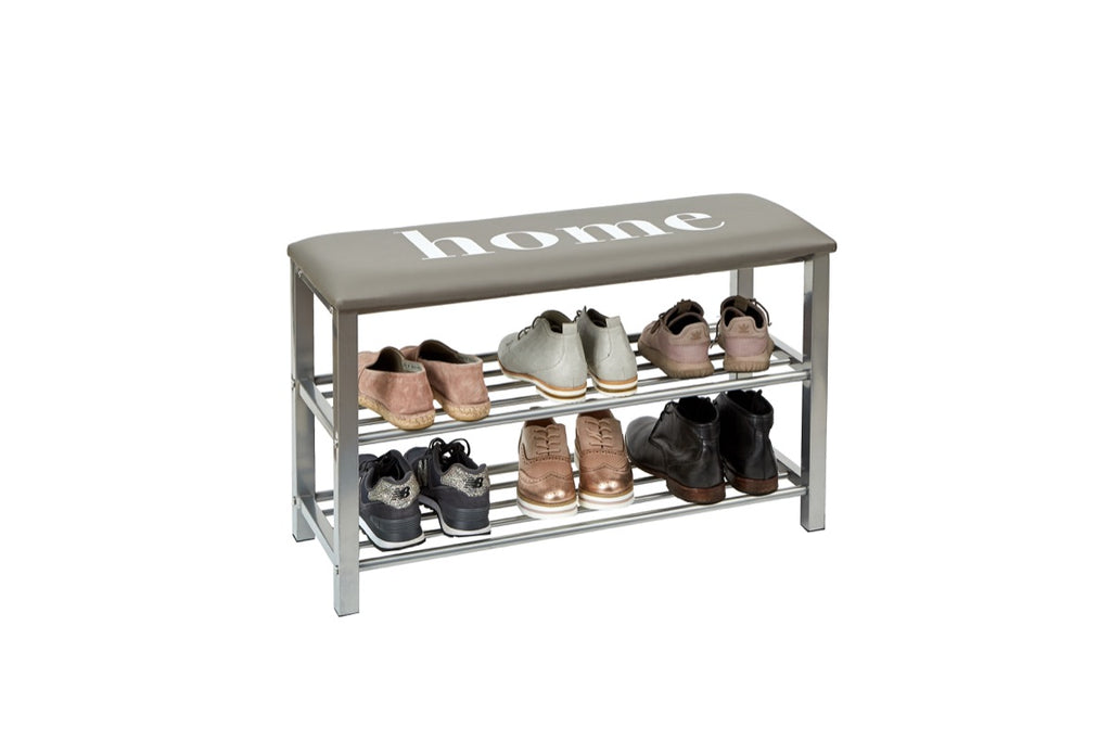 Shoe Rack With Cushion "Home" - The Organised Store