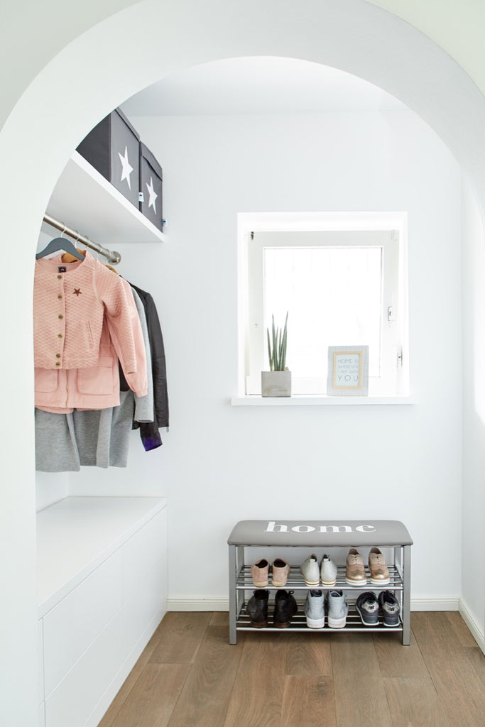 Shoe Rack With Cushion "Home" - The Organised Store