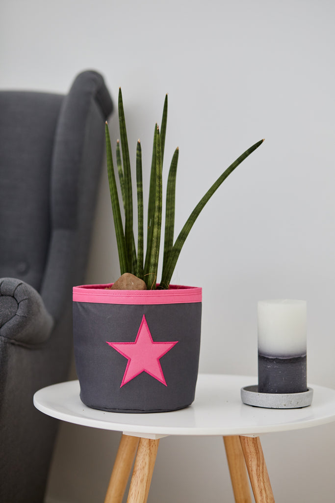 Pink Star Basket - The Organised Store