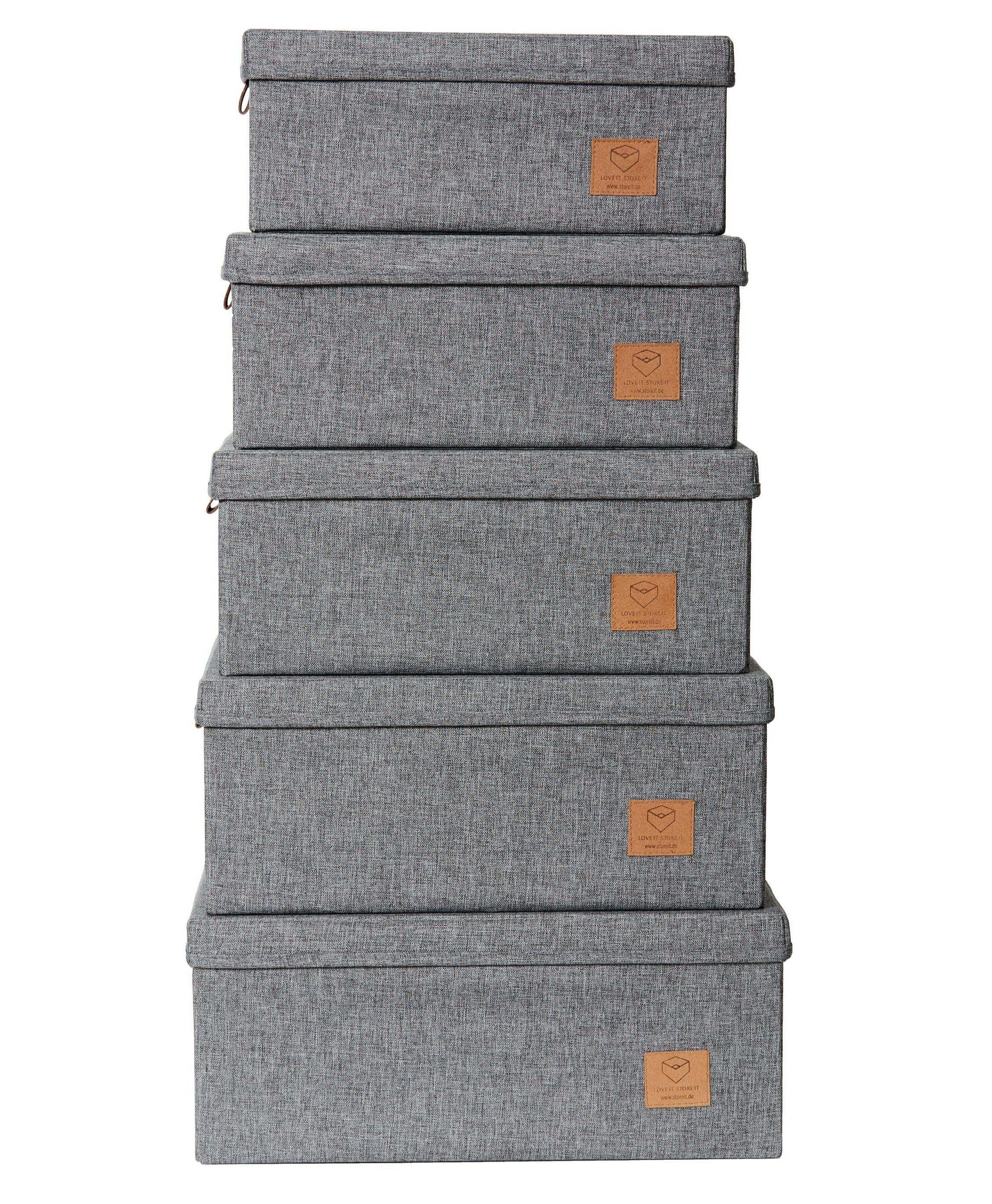 Set of 5 Storage Boxes | The Organised Store