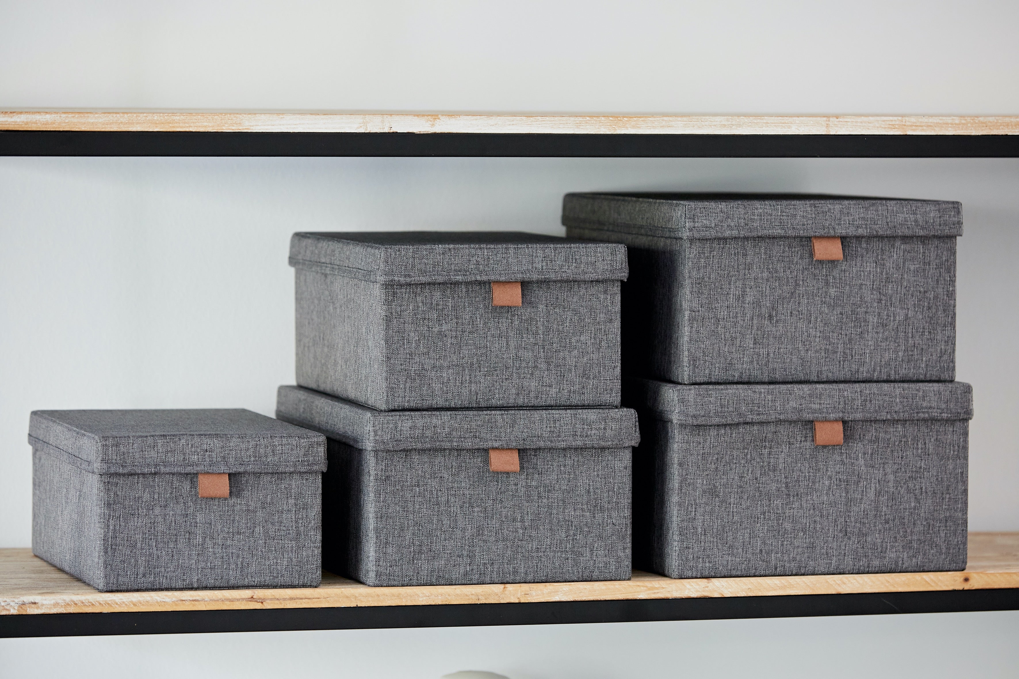 Set of 5 Storage Boxes | The Organised Store
