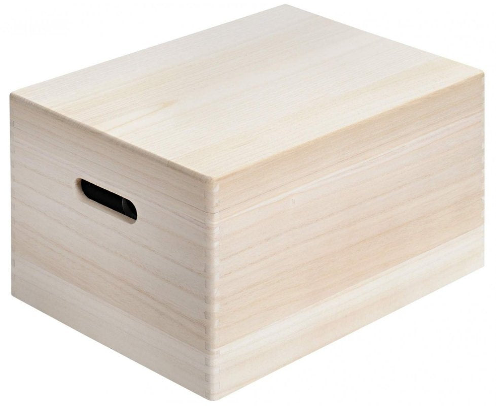 Paulownia Wood Box With Lid