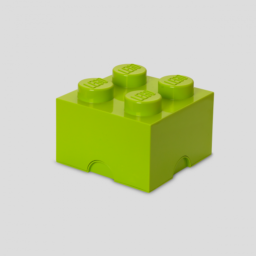 Toy Box LEGO Chest Kids Storage Bin Bricks Cube Stackable Large Size Black