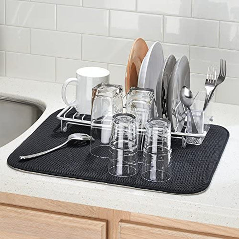 Dish Brush With Suction Cup Holder - Dark Grey