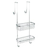 GIA Over Door Shower Caddy - Chrome - The Organised Store