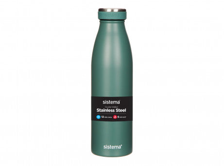 Sistema Double Walled Stainless Steel 500ml - The Organised Store