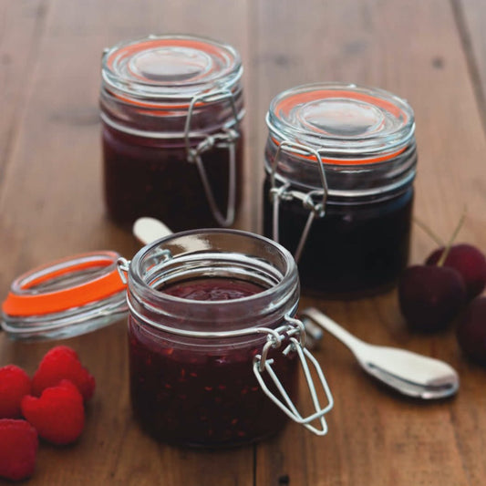 Homemade Mini Round Glass Jars 120ml - The Organised Store