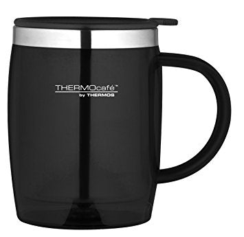 Thermocafe Desk Mug  450ML Black - The Organised Store