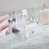 CLARITY Cosmetic Organiser with Drawer - The Organised Store
