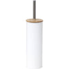 Metal Toilet Brush With Bamboo Colour