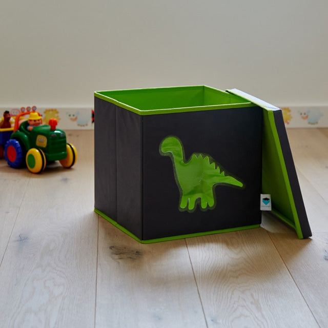 Dinosaur Toy Box with Lid