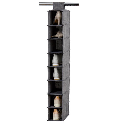Shoe Cabinet With Seat Cushion Light Oak/Grey
