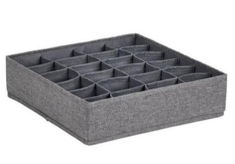 Fabric Storage Box With Lid - Cream