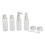 PVC Travel Set with 6 Empty Containers