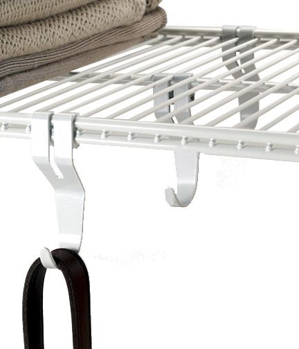 Shelf Hooks- White or Platinum