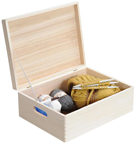 Natural Wood Groceries Crate