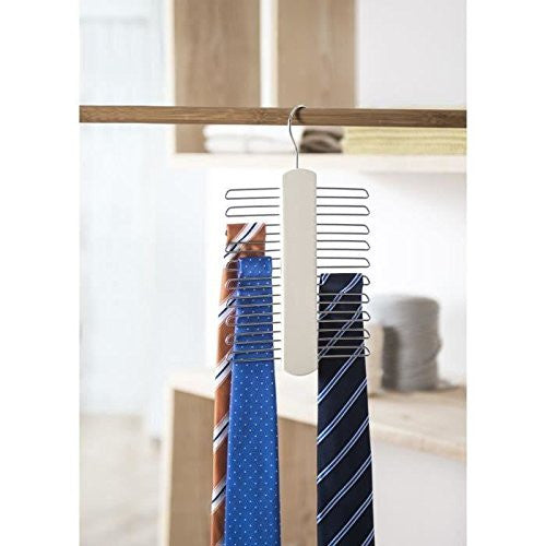 Cream Tie Hanger - The Organised Store