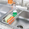 Over The Sink Caddy Silver Aluminum - The Organised Store