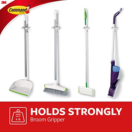 Command Broom and Mop Gripper - The Organised Store
