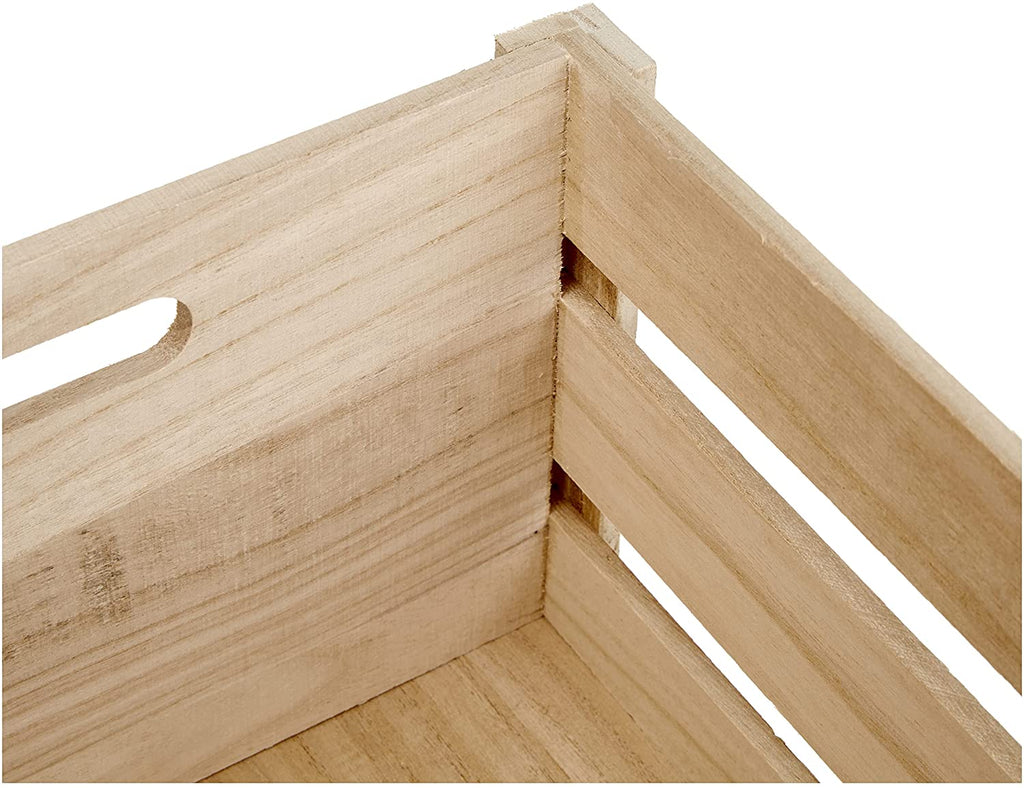 Paulownia Wood Storage Box -Large