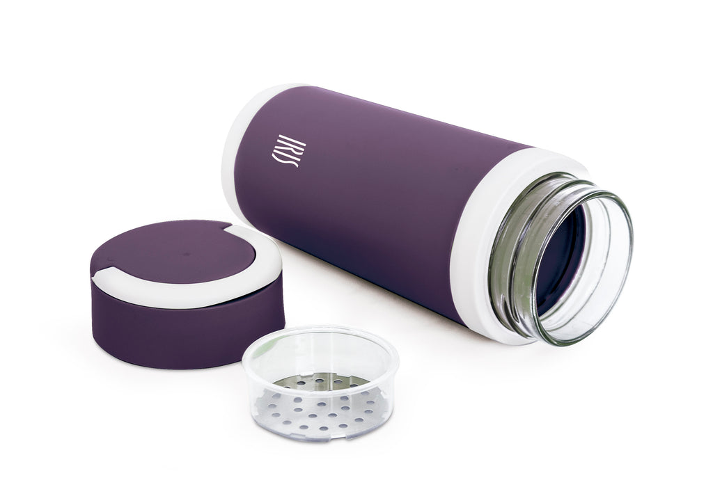 Thermal Internal Glass Mug/Bottle Grey 450 ml