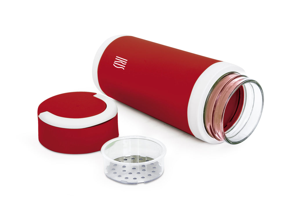Thermal Internal Glass Mug/Bottle Grey 450 ml