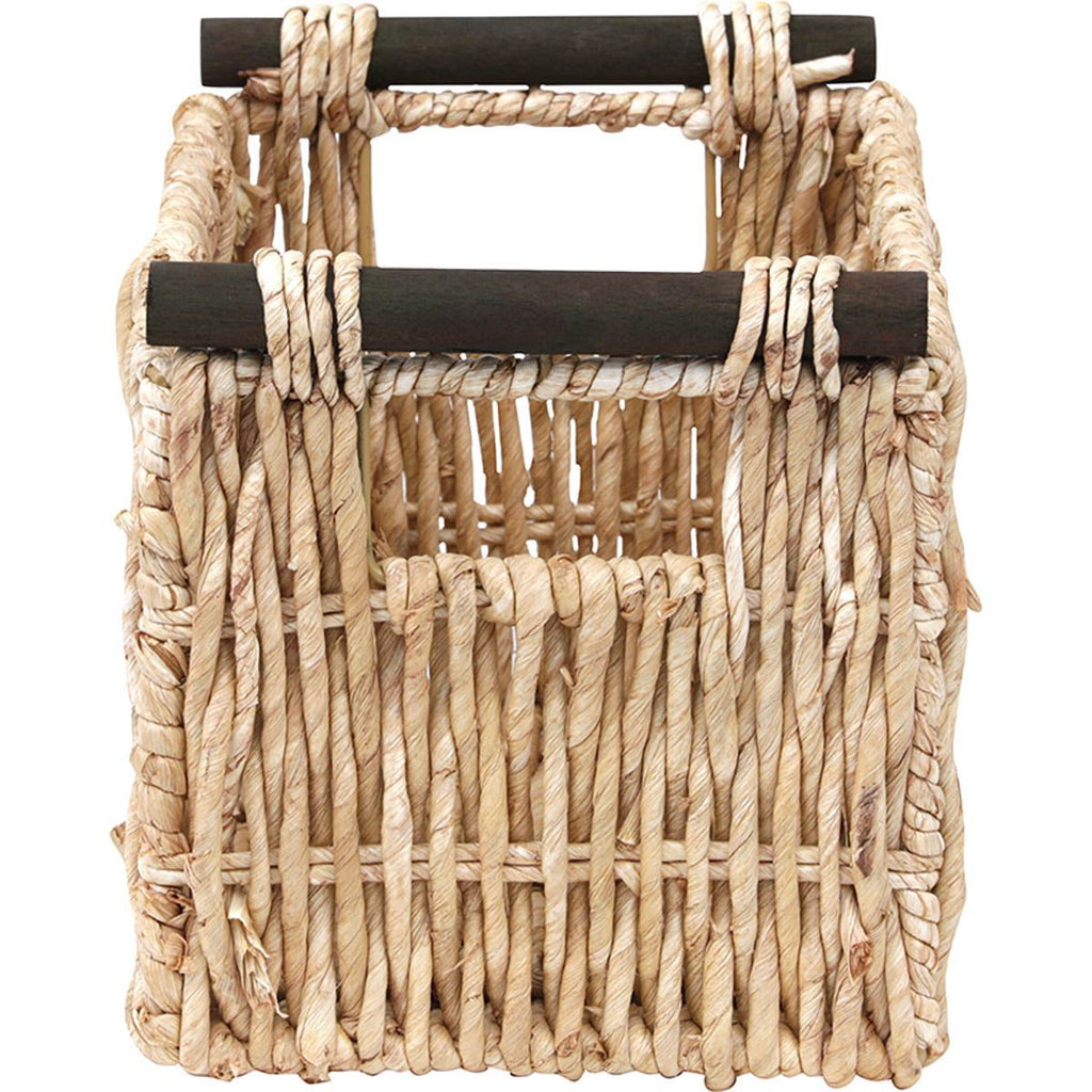 Rectangular Seagrass Baskets - Natural/Black