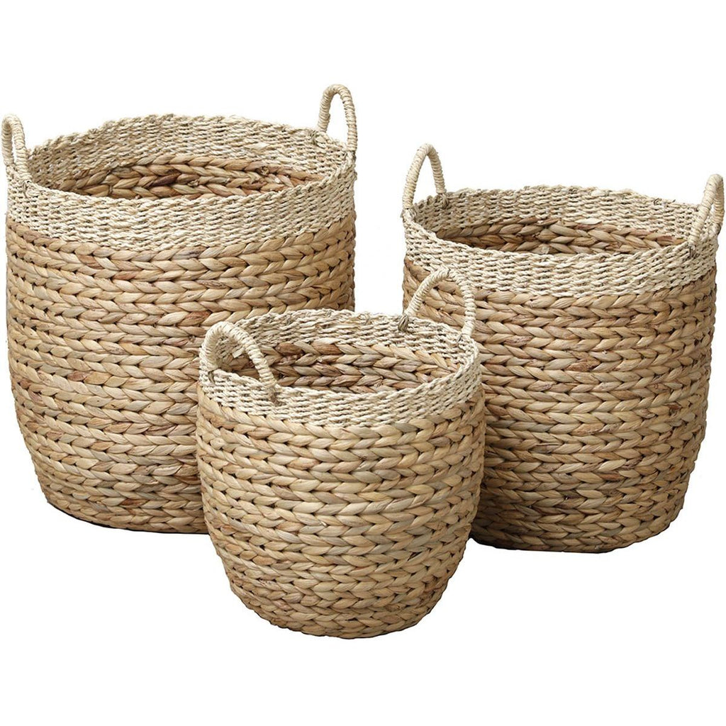 Natural Water Yacinth Baskets -Various sizes