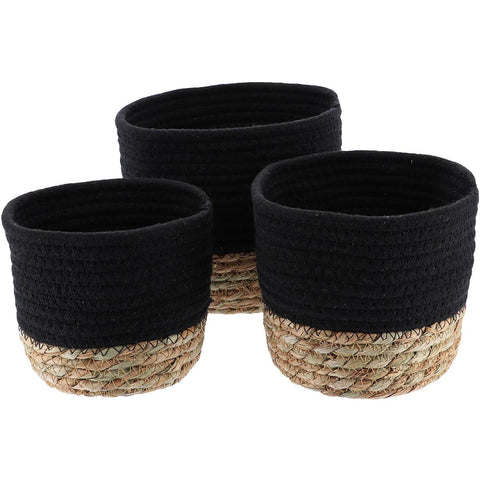 Rectangular Bamboo Baskets - Set of 4